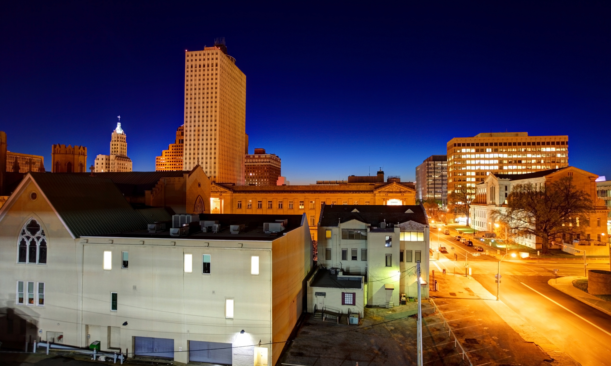 Memphis at night